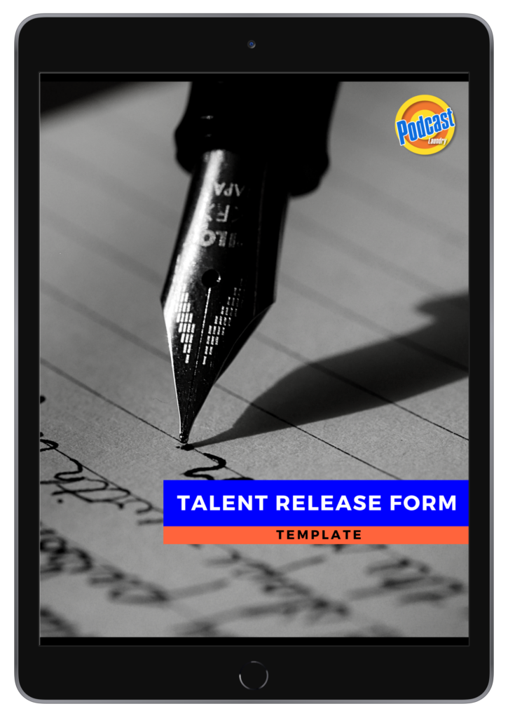 PL Ipad talent release form mockup